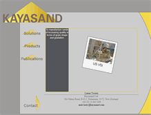 Tablet Screenshot of kayasand.com